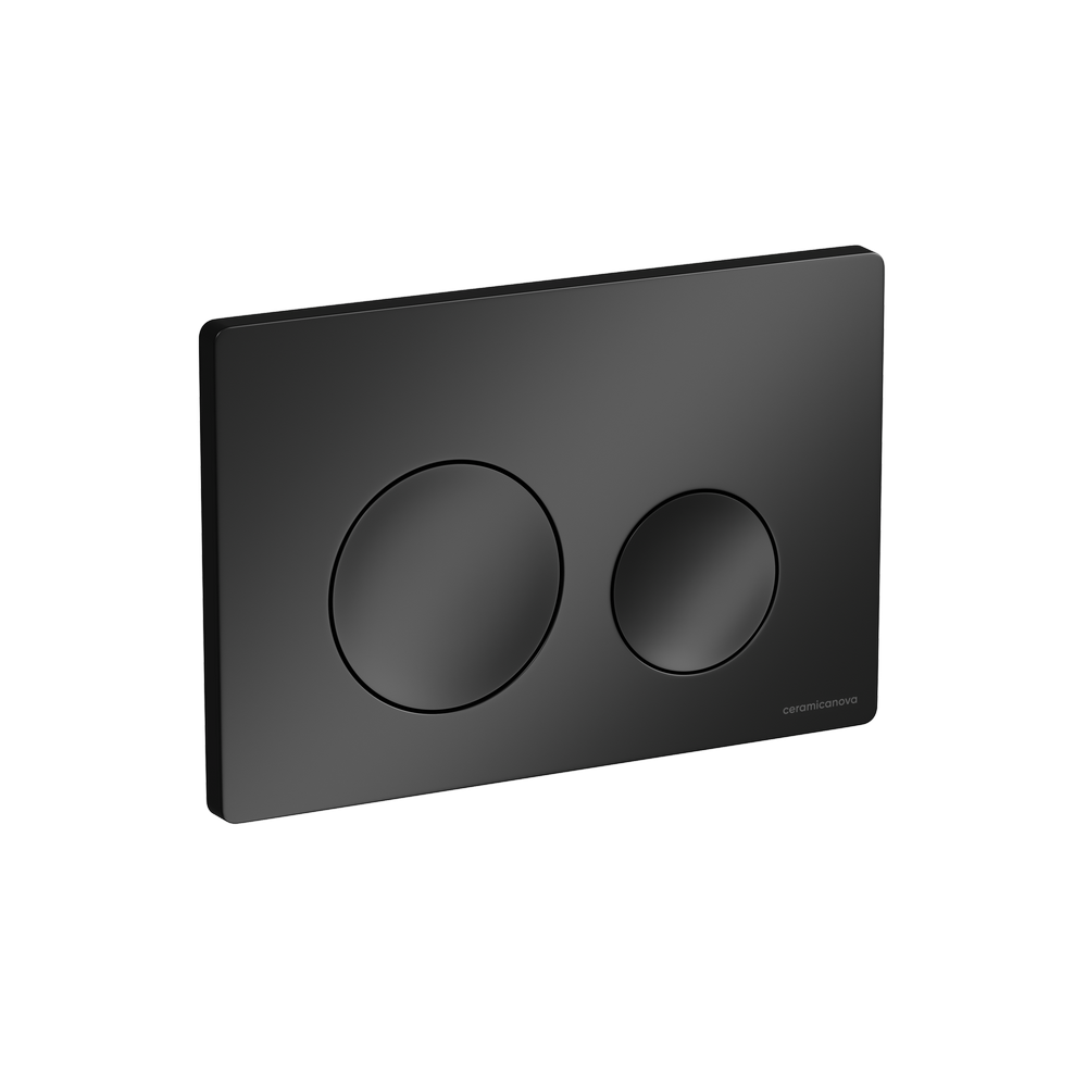 Кнопка смыва Balance, клавиши Circle, цвет черный матовый, арт. CN12-001MB - Gidratop.ru изображение