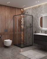 Душевой уголок CEZARES MOLVENO-A-2-90-C-GM-IV - Gidratop.ru изображение