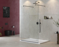 душевая перегородка CEZARES LIBERTA-L-2-120-120-C-NERO