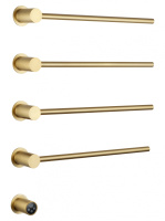 Полотенцесушитель электрический встраиваемый WONZON & WOGHAND HAMBURG, Брашированное золото (WW-AL314-BG) - Gidratop.ru изображение