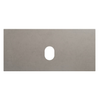 Столешница из керамогранита без отверстия под смеситель 1016x468 KEP-100-CEM-W0 Cemento