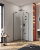 Душевой уголок CEZARES SLIDER-A-2-70/80-C-GM - Gidratop.ru изображение