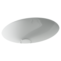 Раковина встраиваемая снизу Ceramicanova Era 465x380x190 мм, с отверстием слива - перелива, белый, арт.CN15005 - Gidratop.ru изображение