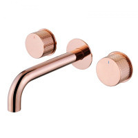 Смеситель ABBER Wasser Kreis AF81122RG для раковины скрытого монтажа, розовое золото - Gidratop.ru изображение