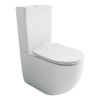 Напольный пристенный унитаз Metropol смыв Торнадо белый CN4001T