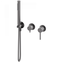Смеситель для душевой системы встраиваемый WONZON & WOGHAND STICK, Темный графит (WW-838017-BGM) - Gidratop.ru изображение