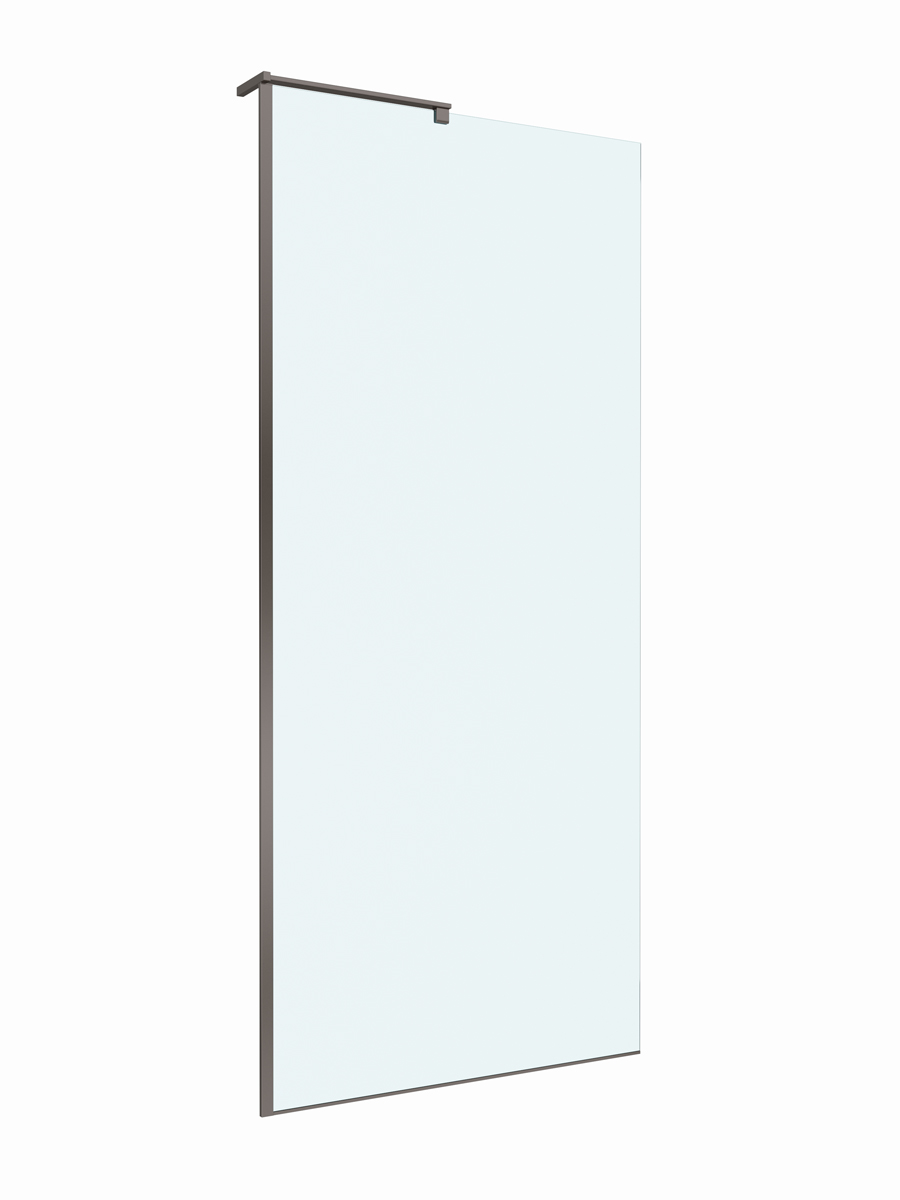 Душевая перегородка BelBagno UNO-L-1-TB-90-C-GM - Gidratop.ru изображение