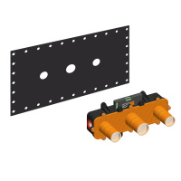 Gessi внутренняя часть встраиваемого двухвентильного смесителя - Gidratop.ru изображение