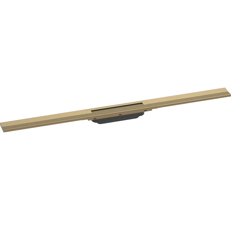 Решетка для дренажного канала Hansgrohe RainDrain Flex, 90 см, шлифованная бронза, 56045140 - Gidratop.ru изображение