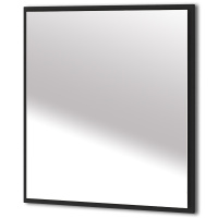 TIFFANY зеркало со встроенной LED подстветкой, системой Антизапотевания, реверсивное 45047 Nero grafite, 98х4х90 - Gidratop.ru изображение