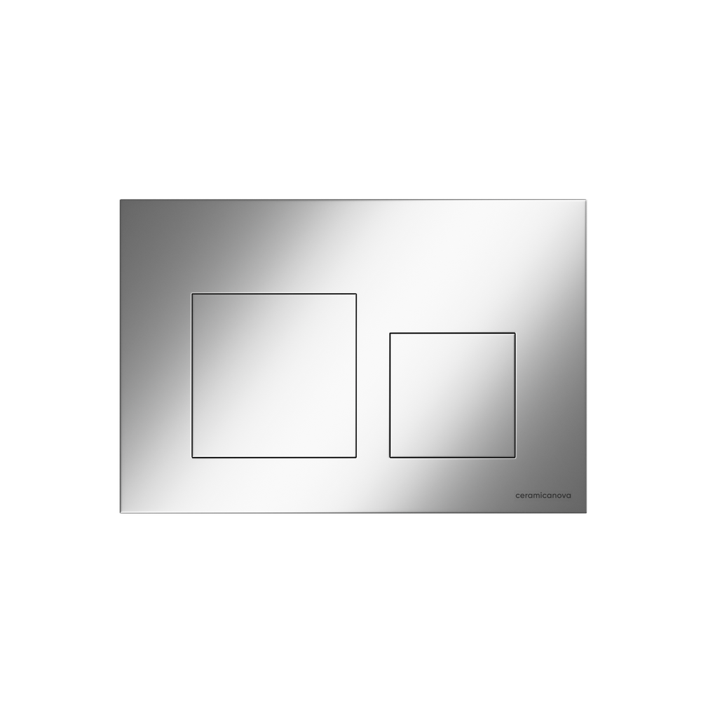 Кнопка смыва Balance, клавиши Square, цвет хром матовый, арт. CN12-002M - Gidratop.ru изображение