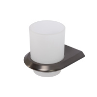 LINER-TUMS-GM Стакан подвесной, стекло, исполнение оружейная сталь - Gidratop.ru изображение