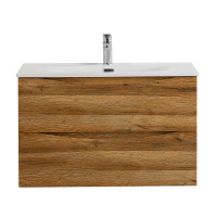 MARINO-CERN- База под раковину подвесная с двумя выкатными ящиками, Rovere Rustico, 896x455x500, MARINO-CER-N-900-2C-SO-RR-P - Gidratop.ru изображение