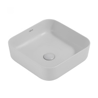 Раковина накладная ABBER Rechteck AC2211MLG светло-серая матовая - Gidratop.ru изображение