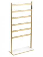 Полотенцесушитель электрический напольный WONZON & WOGHAND ESSEN, Брашированное золото (WW-A406-BG) - Gidratop.ru изображение