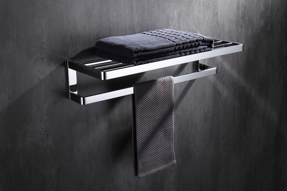 Полка для полотенец ABBER Westen AA1758 хром - Gidratop.ru изображение