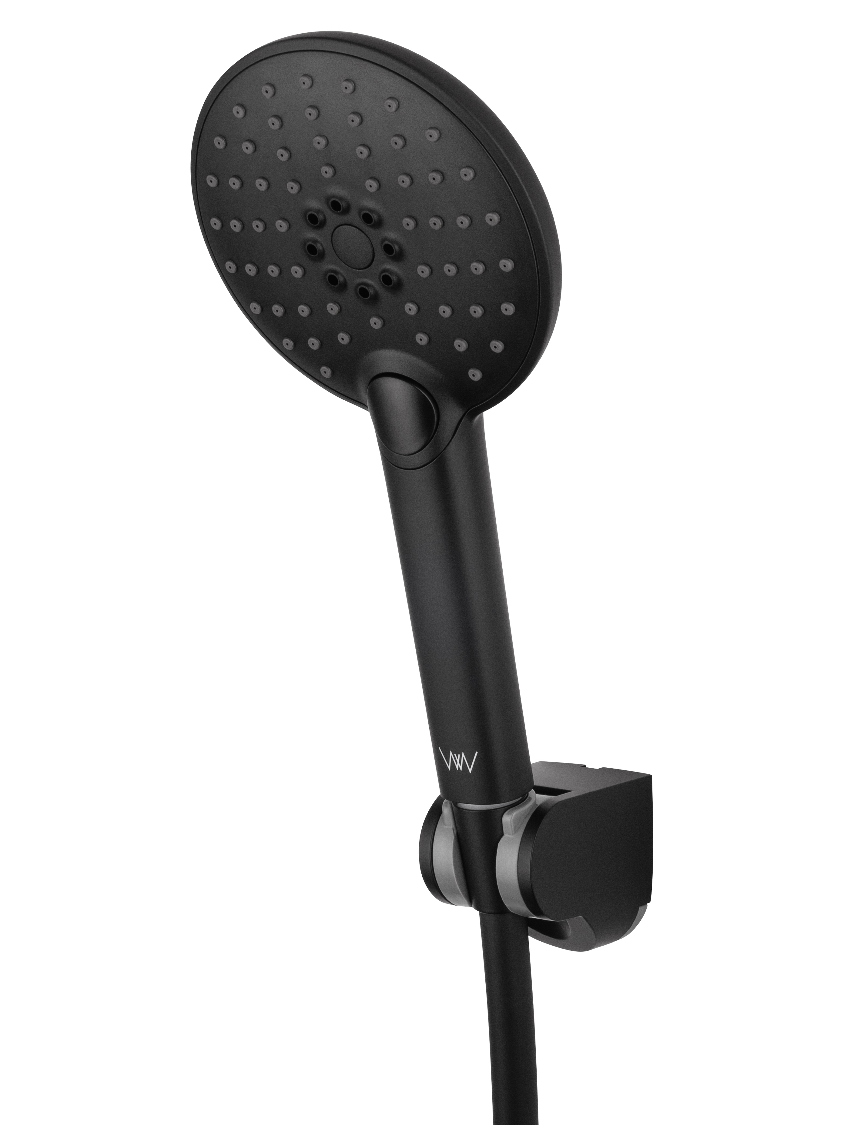 Смеситель для душа с встроенным изливом WONZON & WOGHAND MUSE Corno, Черный матовый (WW-A30902-MB) - Gidratop.ru изображение