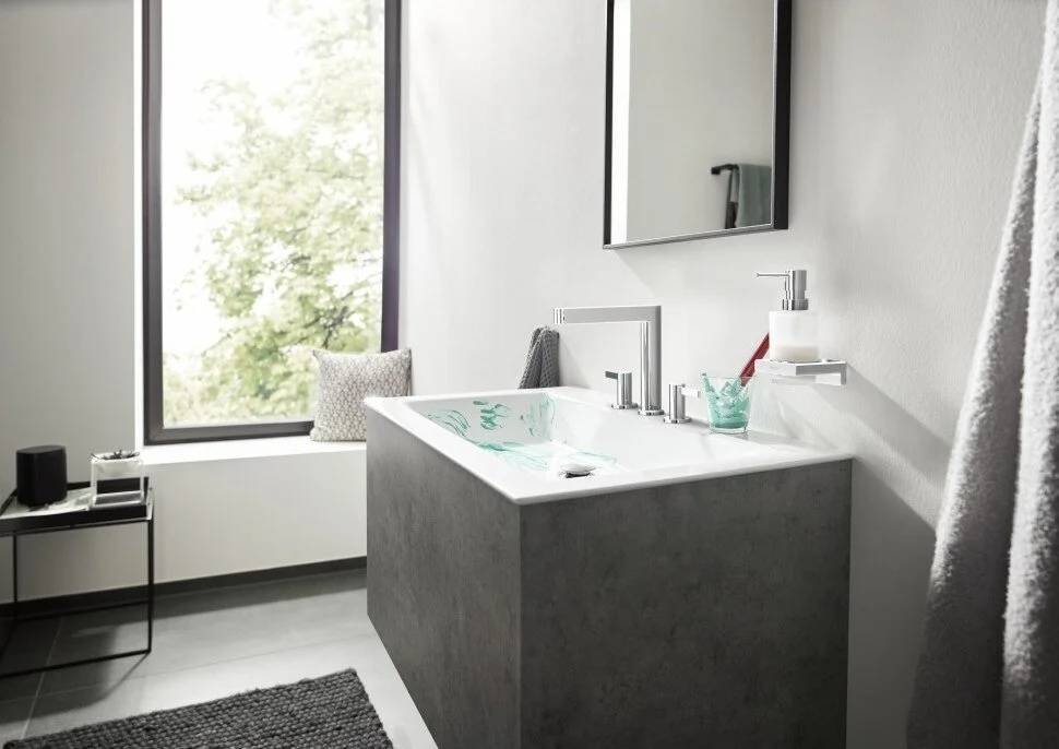 Смеситель для раковины Hansgrohe Finoris 76034000, донный клапан Push-Open, хром - Gidratop.ru изображение