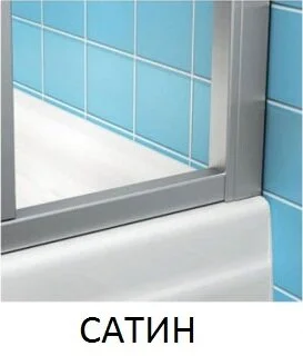 Душевой уголок Ravak Chrome CRV2+CPS, 110 x 100 см, профиль сатин, витраж транспарент, 1QVD0U00Z1/9QVA0U00Z1 - Gidratop.ru изображение
