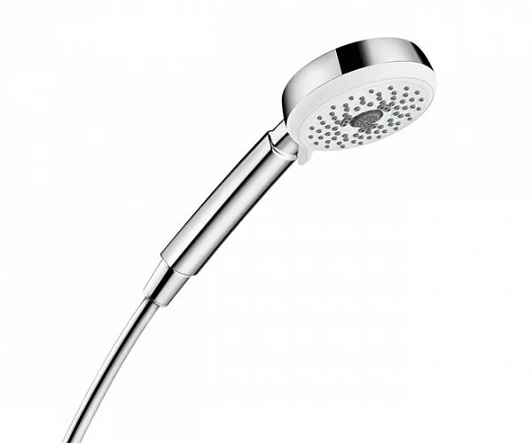 Ручной душ Hansgrohe Crometta 100 Multi 26823400, белый/хром - Gidratop.ru изображение
