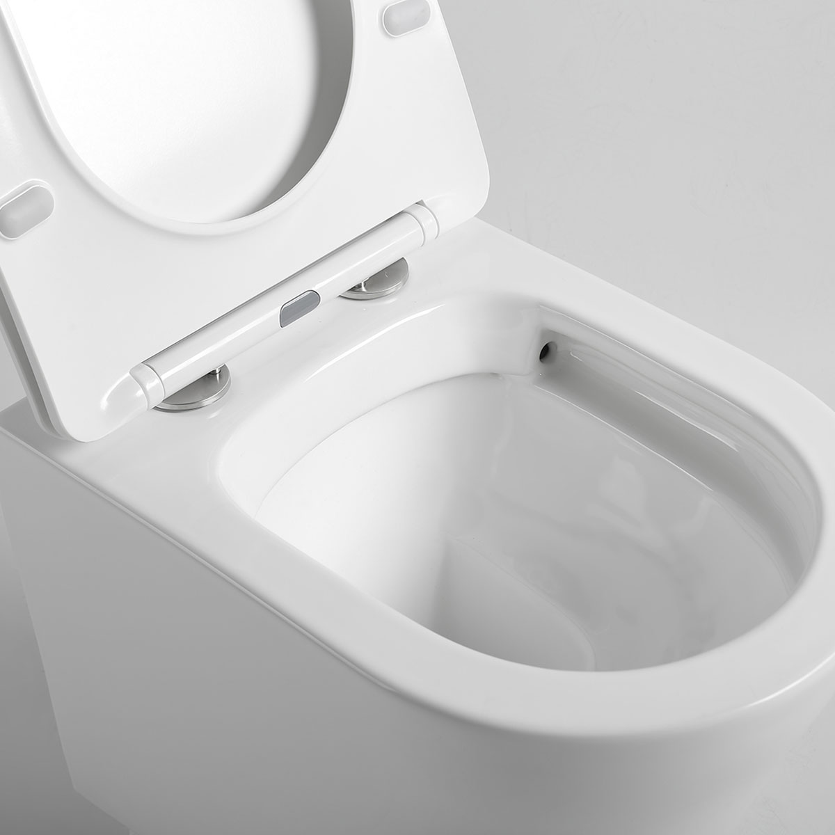 Унитаз подвесной Piatti VT1-11S, цвет белый, ультратонкое soft-close сиденье - Gidratop.ru изображение