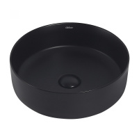 Раковина накладная ABBER Bequem AC2108MB черная матовая - Gidratop.ru изображение