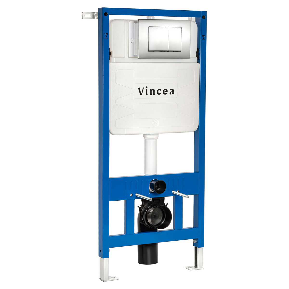 Инсталляция для подвесного унитаза Vincea VIS-601, 500*1112, цвет сине-белый - Gidratop.ru изображение