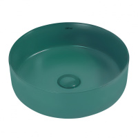 Раковина накладная ABBER Bequem AC2108MBG темно-зеленая матовая - Gidratop.ru изображение