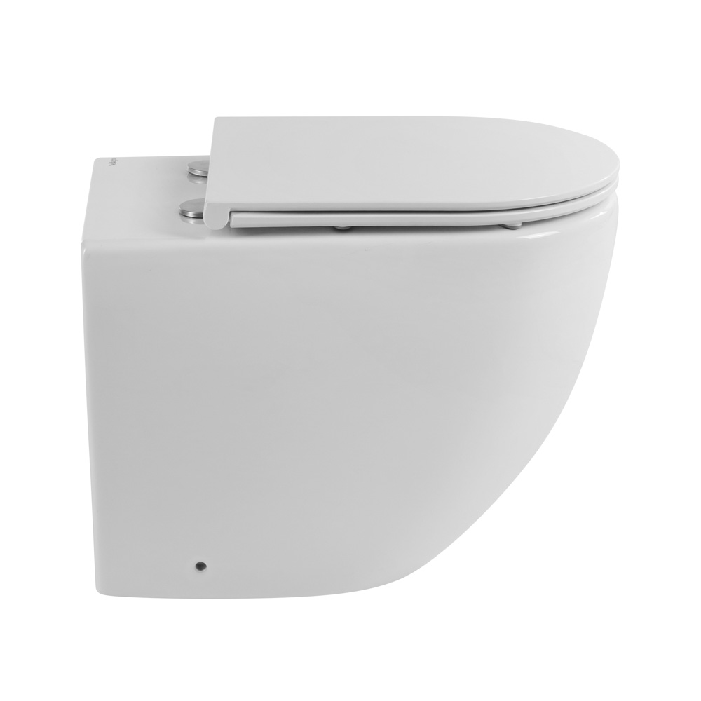 Унитаз приставной безободковый BelBagno SFERA-R BB2141CBR/BB870SC - Gidratop.ru изображение