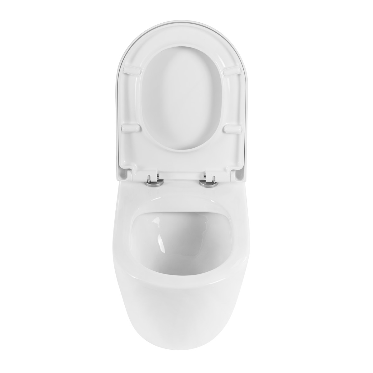 Унитаз приставной безободковый BelBagno SFERA-R BB2141CBR/BB865SC - Gidratop.ru изображение