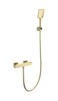Смеситель для душа с термостатом WONZON & WOGHAND, Брашированное золото (WW-B2026-A-BG) - Gidratop.ru изображение