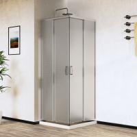 Душевой уголок City VSS-5CT9010MT, 1000*900, хром, стекло текстурное - Gidratop.ru изображение