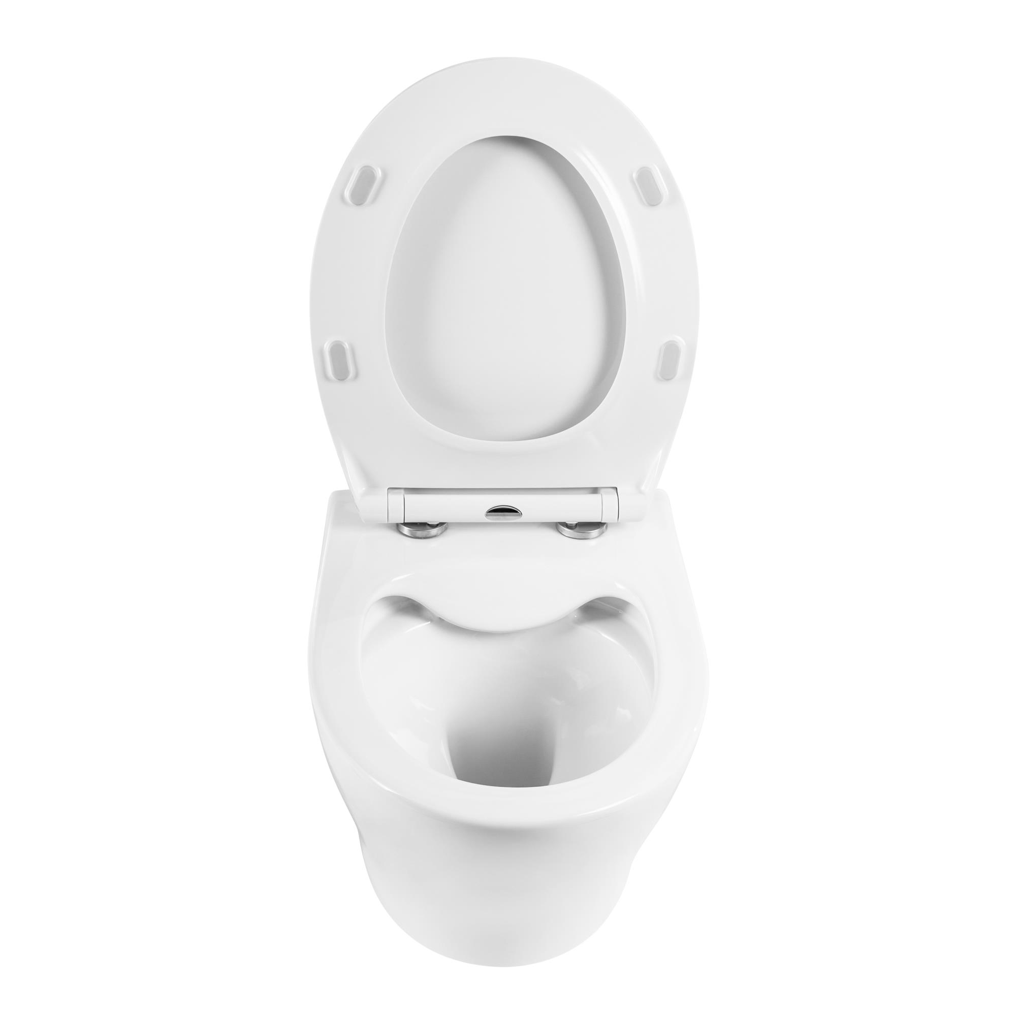 Унитаз подвесной безободковый BelBagno ACQUA BB340CHR/BB2020SC - Gidratop.ru изображение