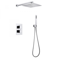 Душевая система ABBER Daheim AF8251 скрытого монтажа без излива, термостат, хром - Gidratop.ru изображение