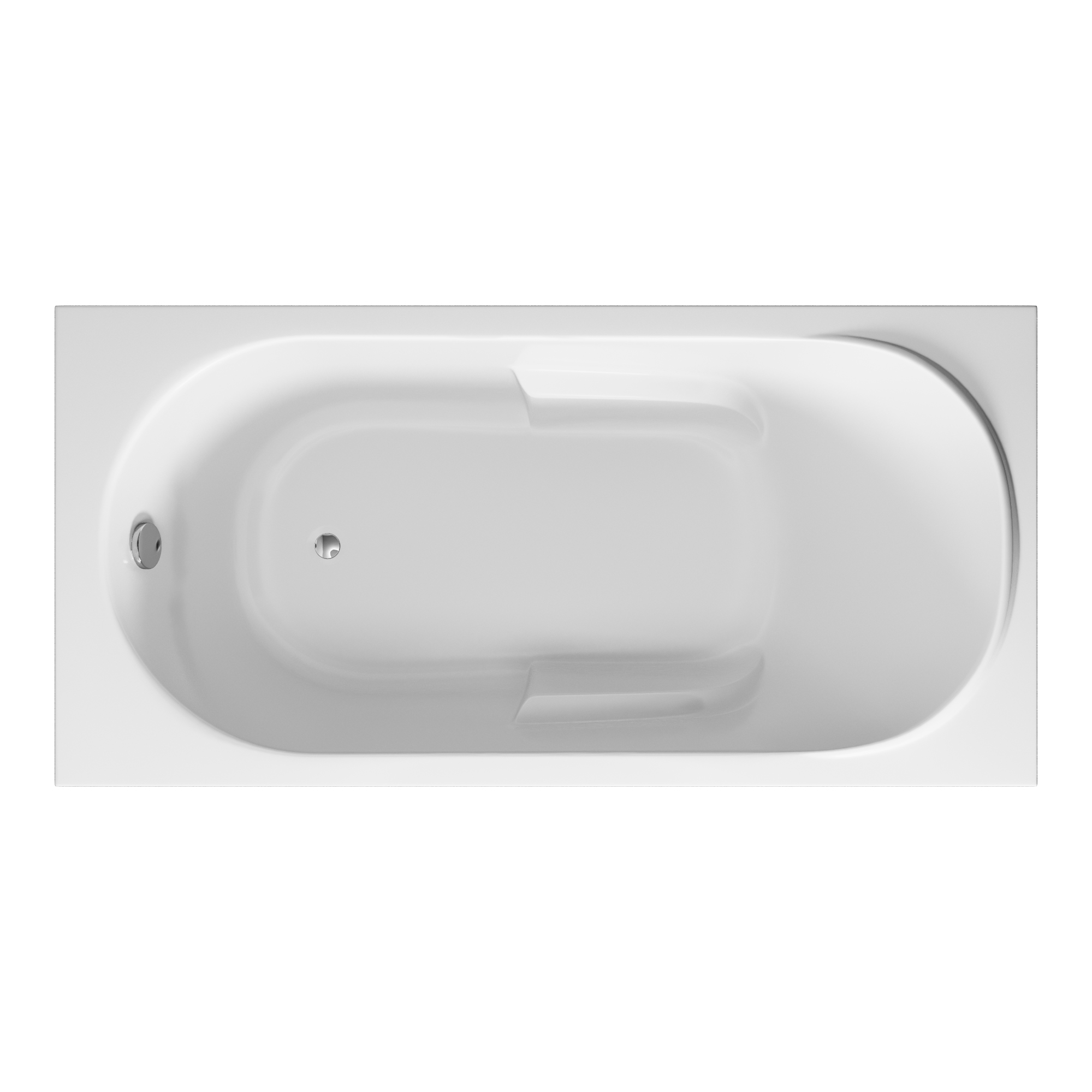 Ванна акриловая Vincea VBT-2A150-LG с ножками 1500*750*470, пристенная, цвет белый - Gidratop.ru изображение