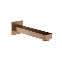 GESSI  INVERSO RIGATO настенный излив для ванны, цвет: Copper Brushed PVD - Gidratop.ru изображение