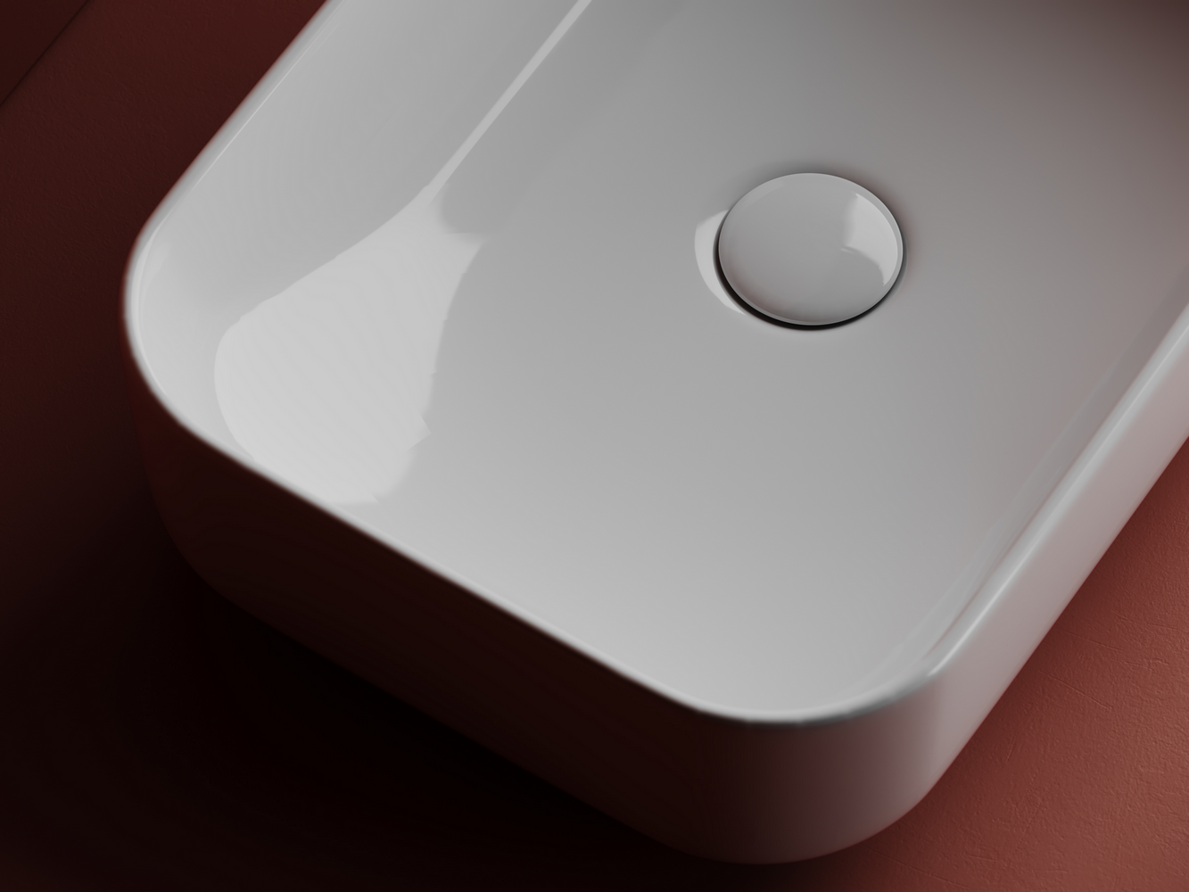 Умывальник чаша накладная прямоугольная Element 510x340x140мм - Gidratop.ru изображение