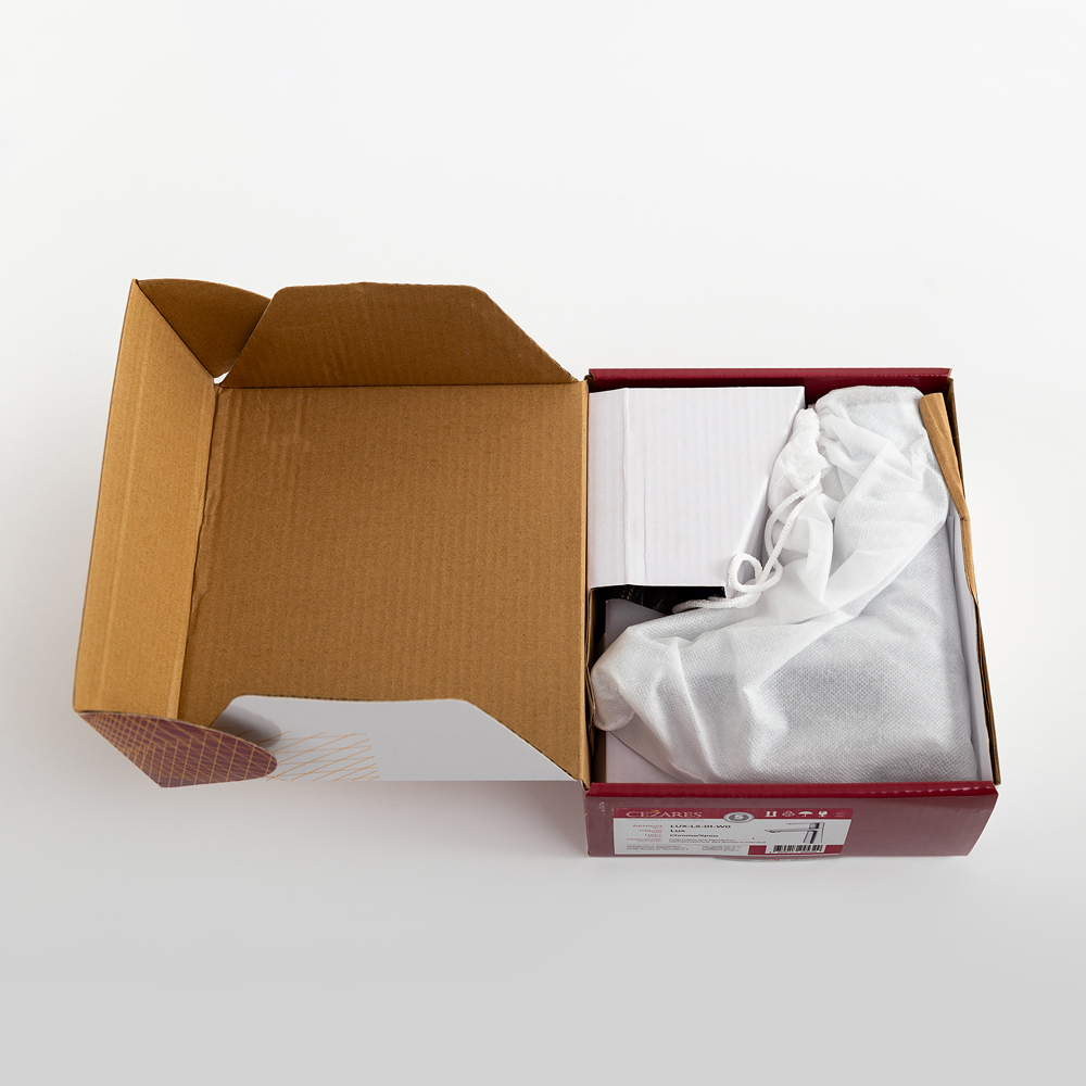 LUX-LS-01-W0 Смеситель для раковины однорычажный, без донного клапана, хром - Gidratop.ru изображение