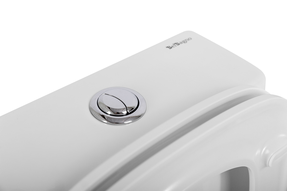 Унитаз-компакт безободковый со смывом TORNADO BelBagno LUCE-TOR BB2197CP-TOR/SC/BB2197T - Gidratop.ru изображение