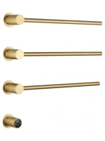 Полотенцесушитель электрический встраиваемый WONZON & WOGHAND HAMBURG, Брашированное золото (WW-AL313-BG) - Gidratop.ru изображение