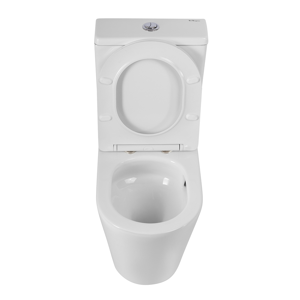 Унитаз-компакт безободковый BelBagno FLAY-TOR BB2149CP-TOR/SC/BB2149T - Gidratop.ru изображение