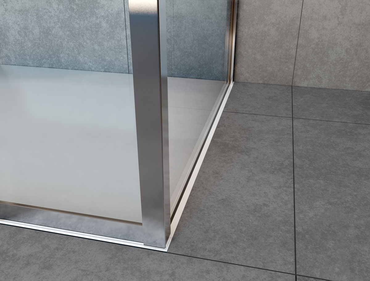 Душевой уголок Garda VSR-1G29020CL,2000*900, хром, стекло прозрачное - Gidratop.ru изображение