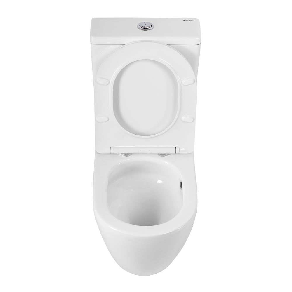 Унитаз-компакт безободковый BelBagno SFERA-TOR BB2141CP-TOR/SC/BB2141T - Gidratop.ru изображение