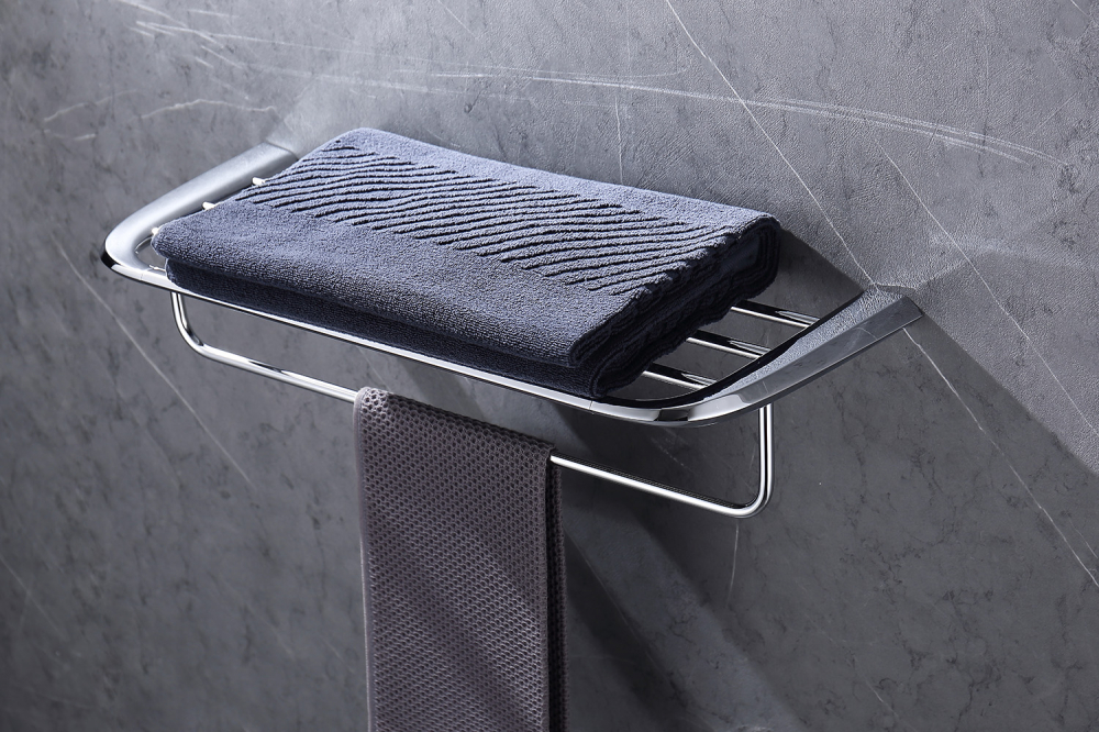Полка для полотенец ABBER Nord AA1554 хром - Gidratop.ru изображение