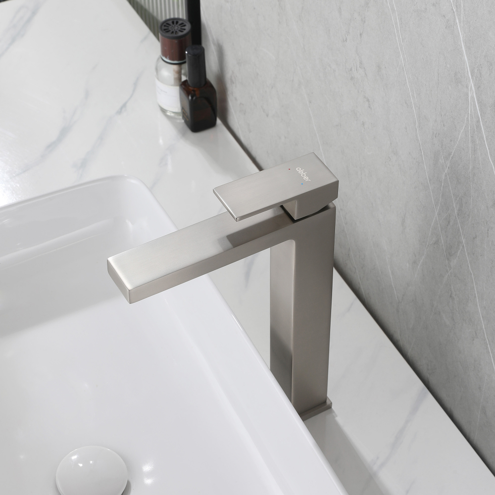 Смеситель ABBER Daheim AF8211SP для раковины, сатин - Gidratop.ru изображение