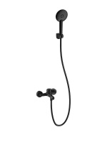 Смеситель для ванны с душем WONZON & WOGHAND, Черный матовый (WW-4530-MB) - Gidratop.ru изображение