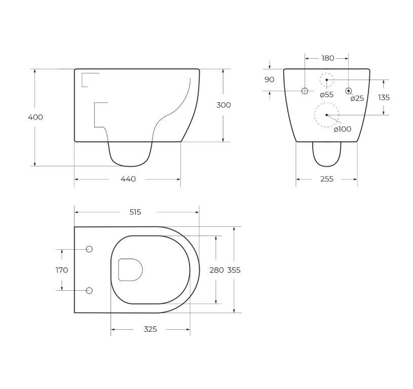 Унитаз подвесной безободковый BelBagno MARINO BB105CHR/BB105SC - Gidratop.ru изображение