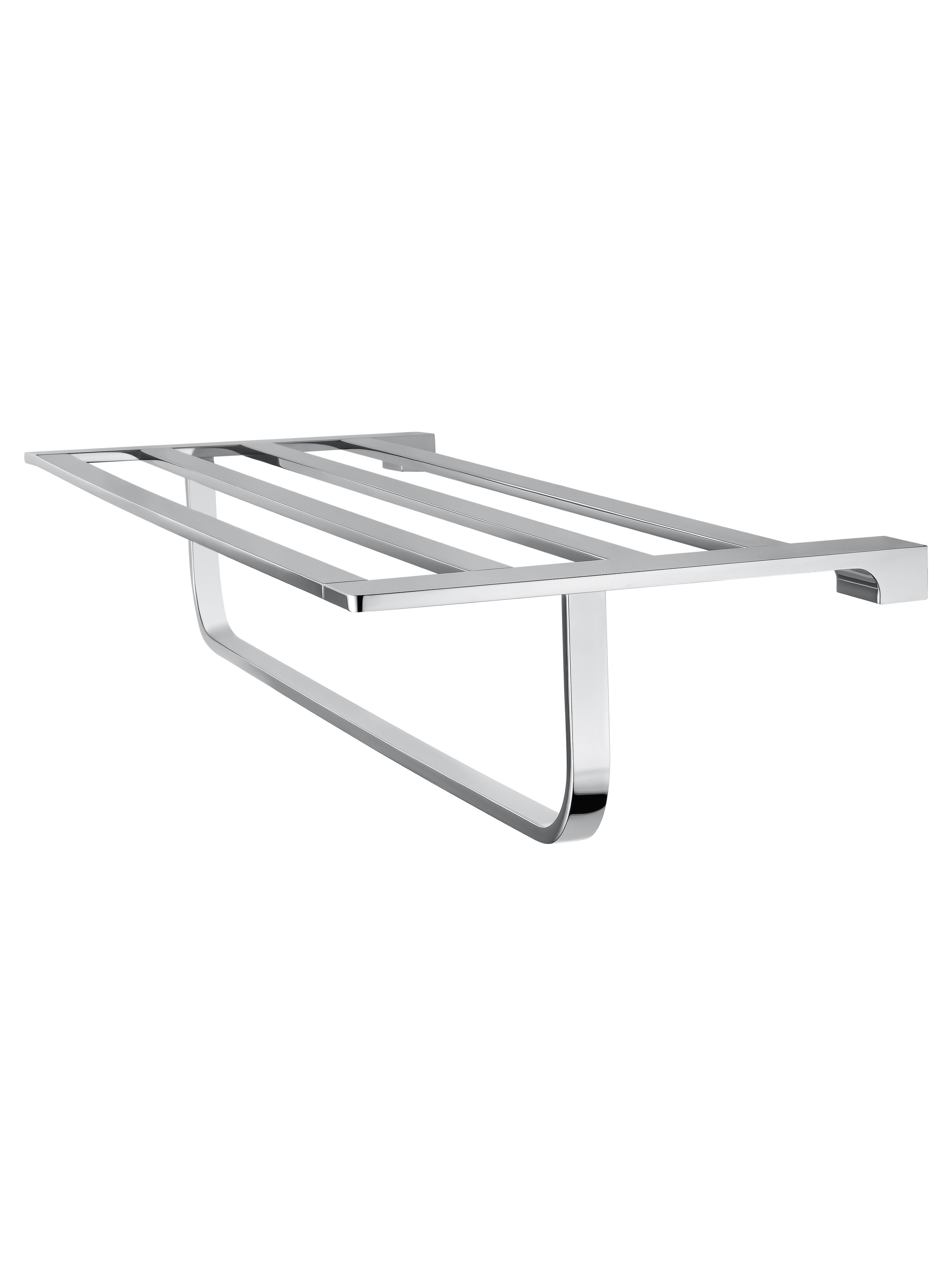 Полотенцедержатель с полкой WONZON & WOGHAND ECLIPSE, Хром (WW-9181) - Gidratop.ru изображение