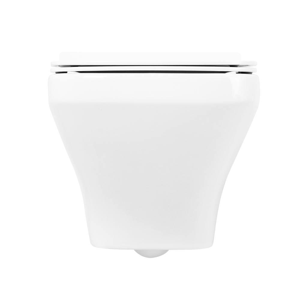 Унитаз подвесной безободковый BelBagno SELA BB3201CHR/BB3201SC - Gidratop.ru изображение
