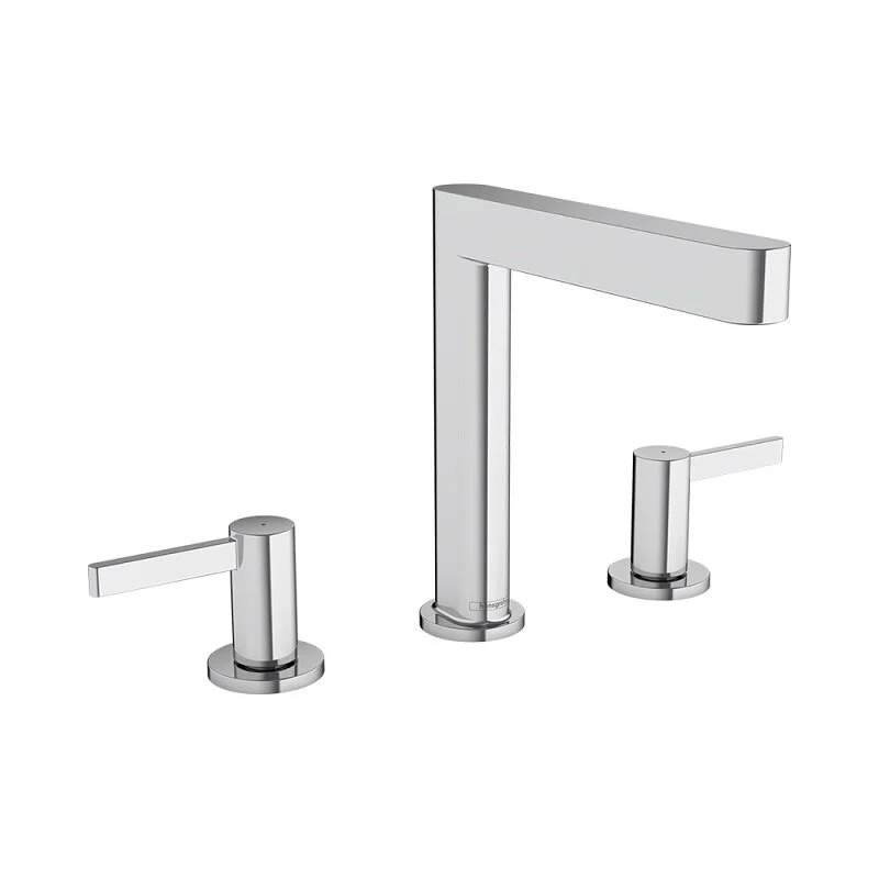 Смеситель для раковины Hansgrohe Finoris 76034000, донный клапан Push-Open, хром - Gidratop.ru изображение